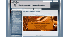 Desktop Screenshot of creamcitymedicalsociety.com
